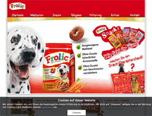 Tablet Screenshot of frolic.de